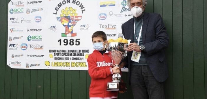 La premiazione dell'Under 10 al Lemon Bowl